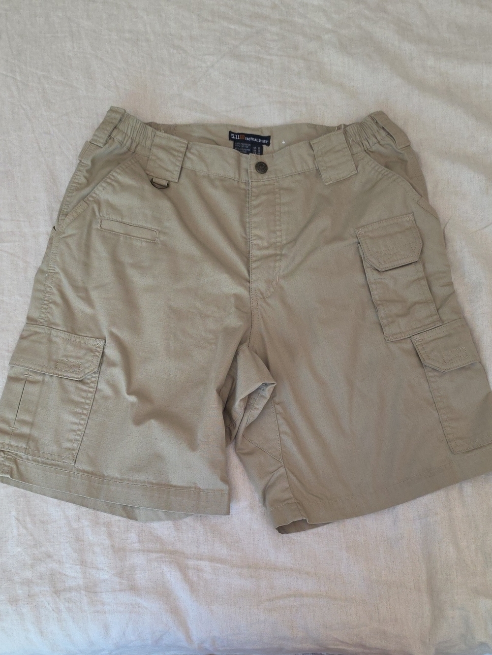 5.11 Tactical Cargo Shorts in Tan